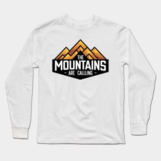 Adventure Awaits | The Mountains Are Calling Long Sleeve T-Shirt